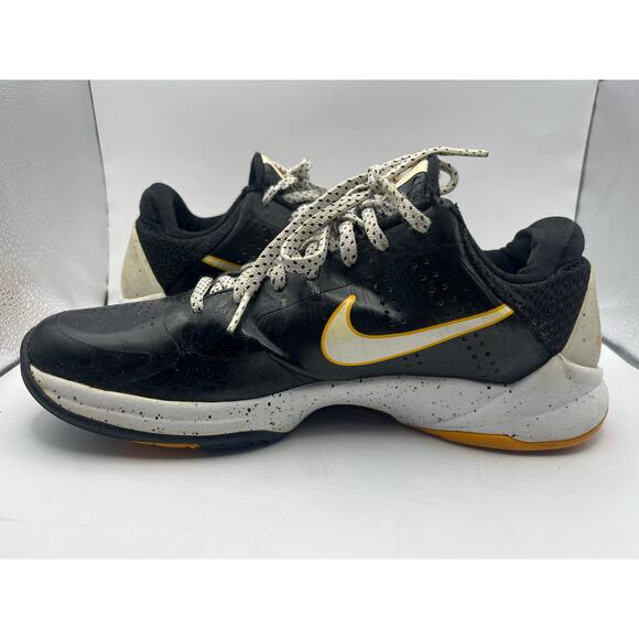 Nike Zoom Kobe 5 Del Sol Black Yellow Shoes Sneakers Mens Size 7.5 USED - Picture 4 of 9